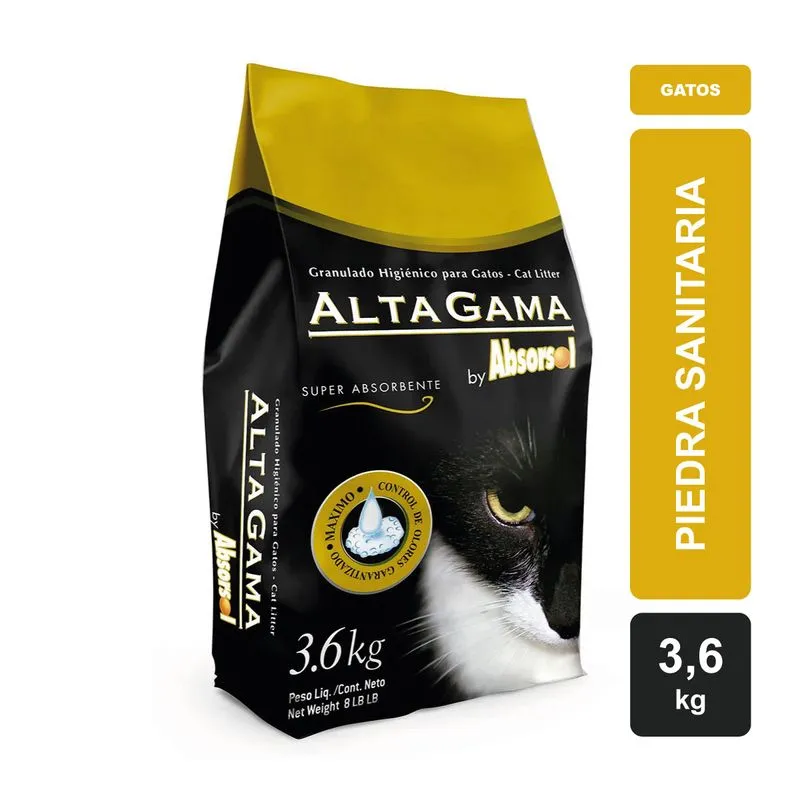 Piedras Sanitarias Alta Gama negra 3,6 kg