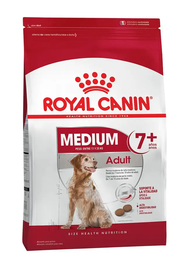 Royal canin medium adulto +7 15kg
