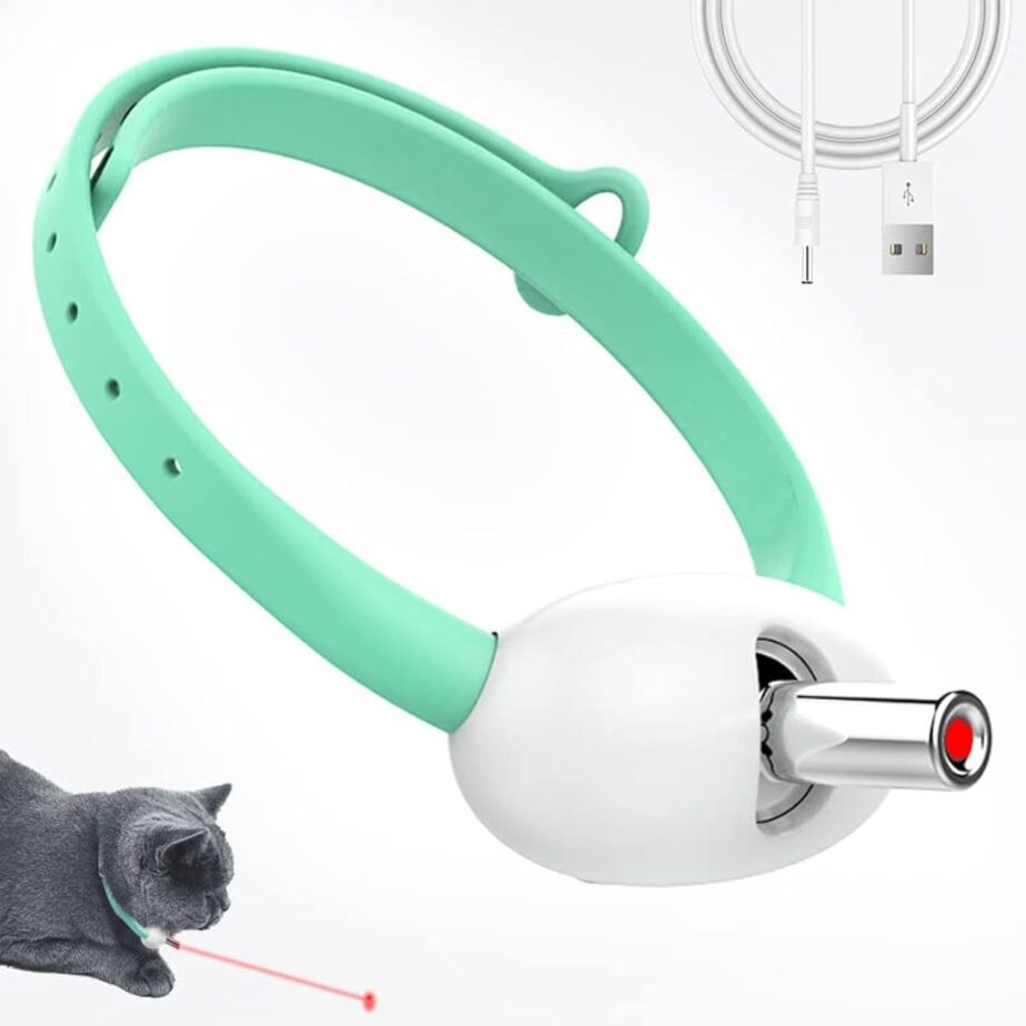 Collar Puntero Láser Gato Inteligente Usb