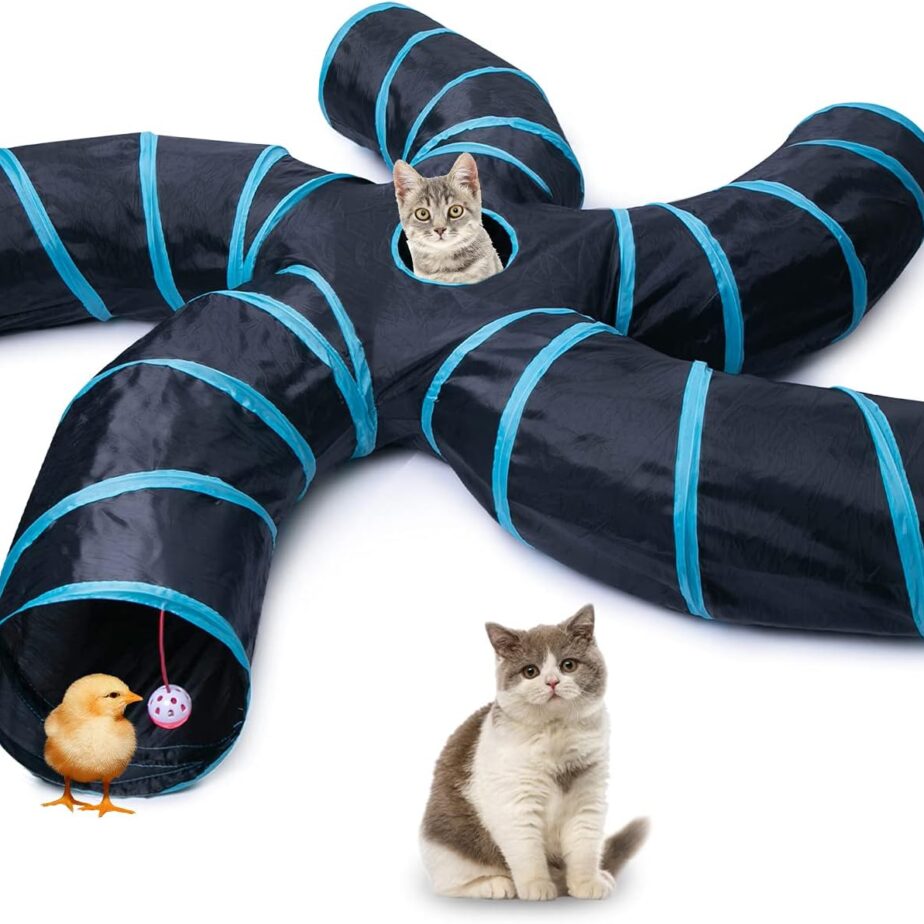 Tunel para gato cinco salidas