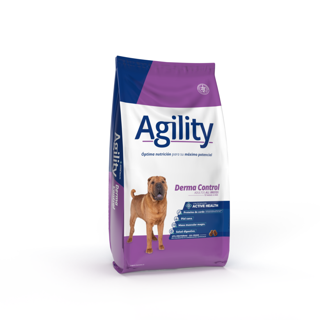 Agility perro adulto Derma Control 15kg