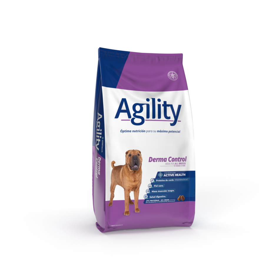 Agility perro adulto Derma Control 15kg