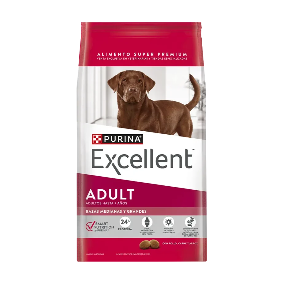Excellent adulto raza mediana y grande 15kg