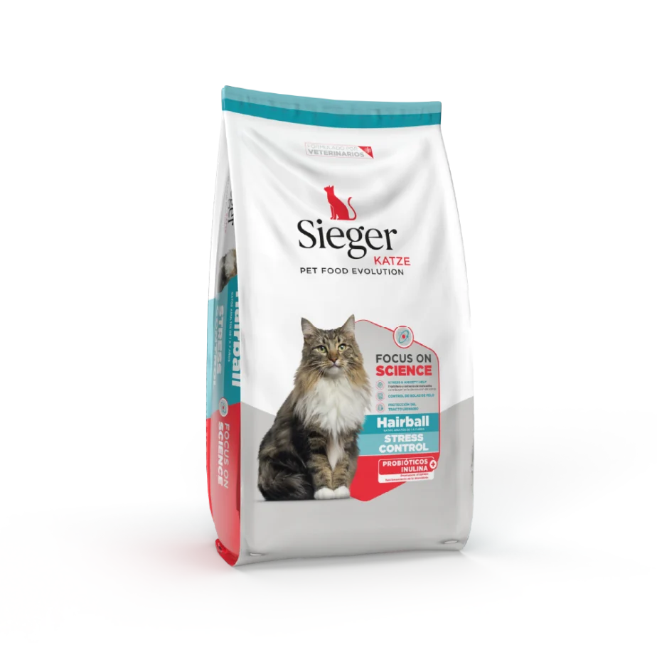Sieger Gato Adulto Hairball y stress control 3kg