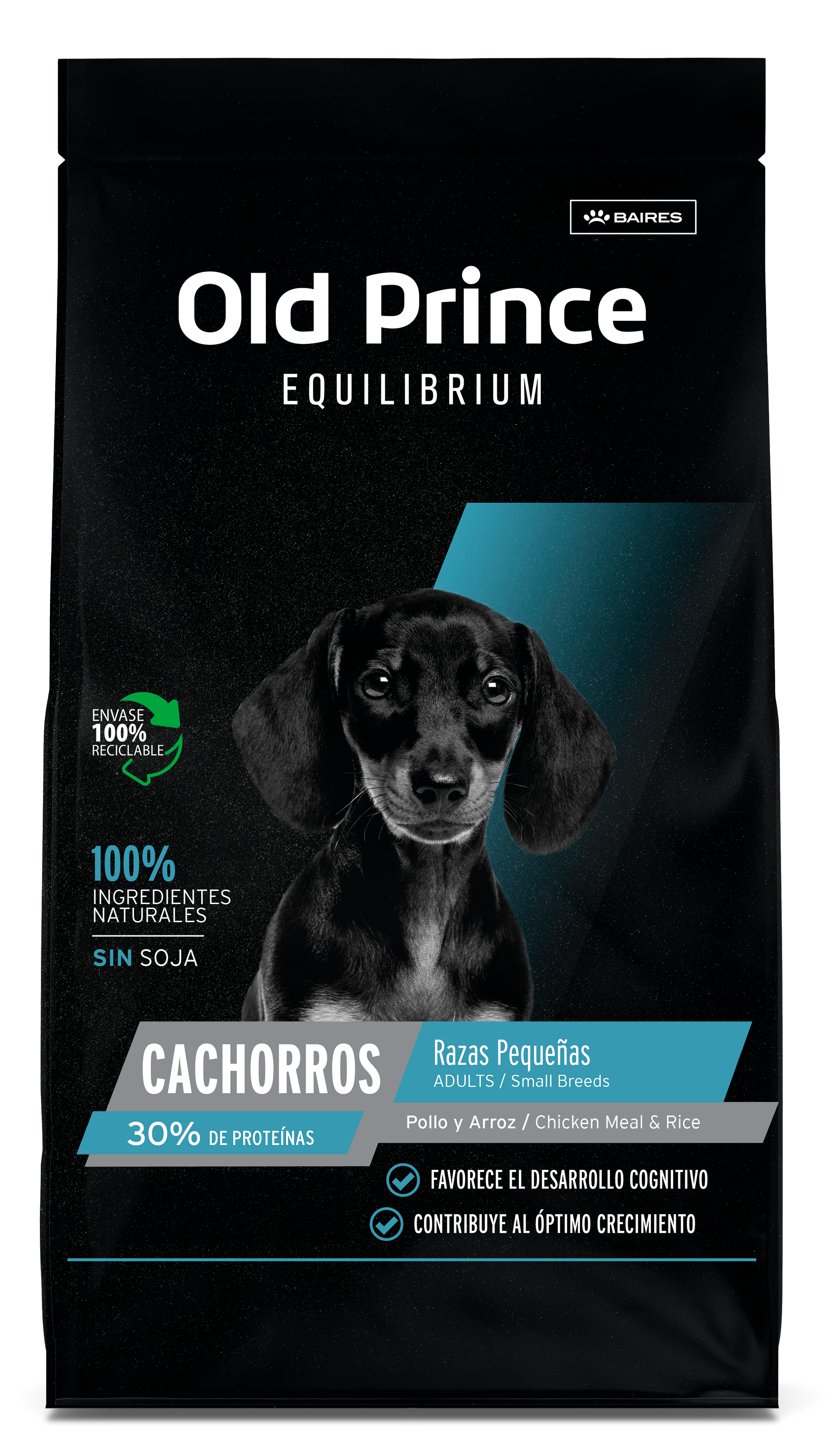 Old Prince Equilibrium Cachorros Razas Pequeñas Pollo y Arroz 3kg
