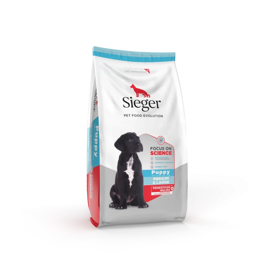 Sieger perro cachorro medium y large 15kg