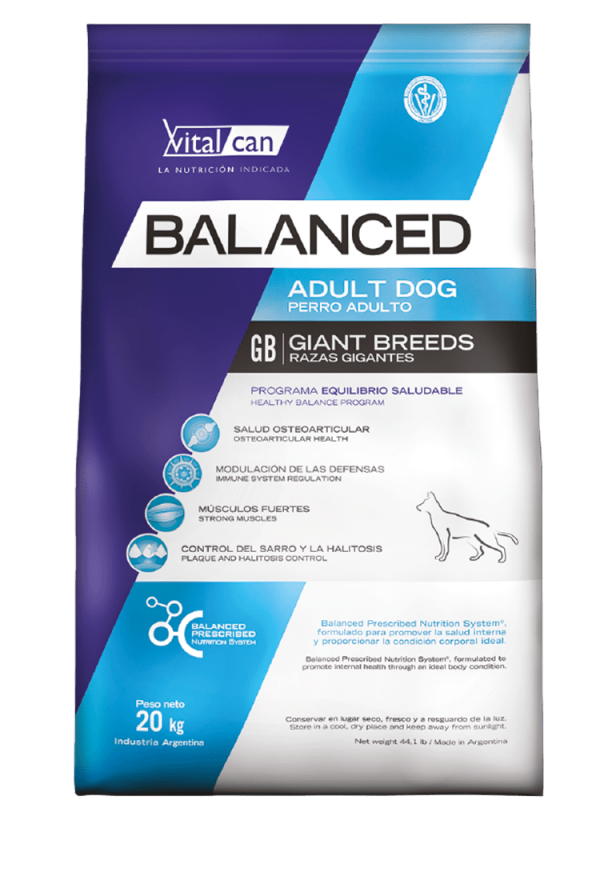 Balanced adulto raza gigante 20kg