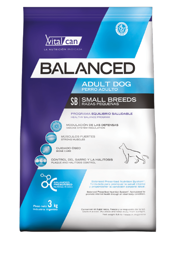 Balanced adulto raza pequeña 15kg