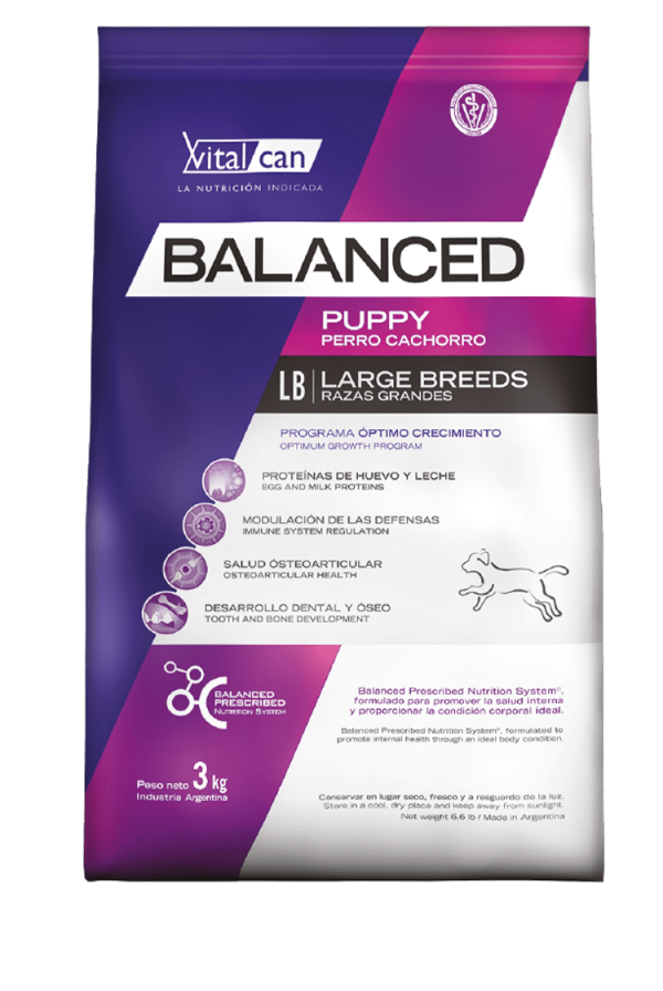 Balanced cachorro raza grande 15kg