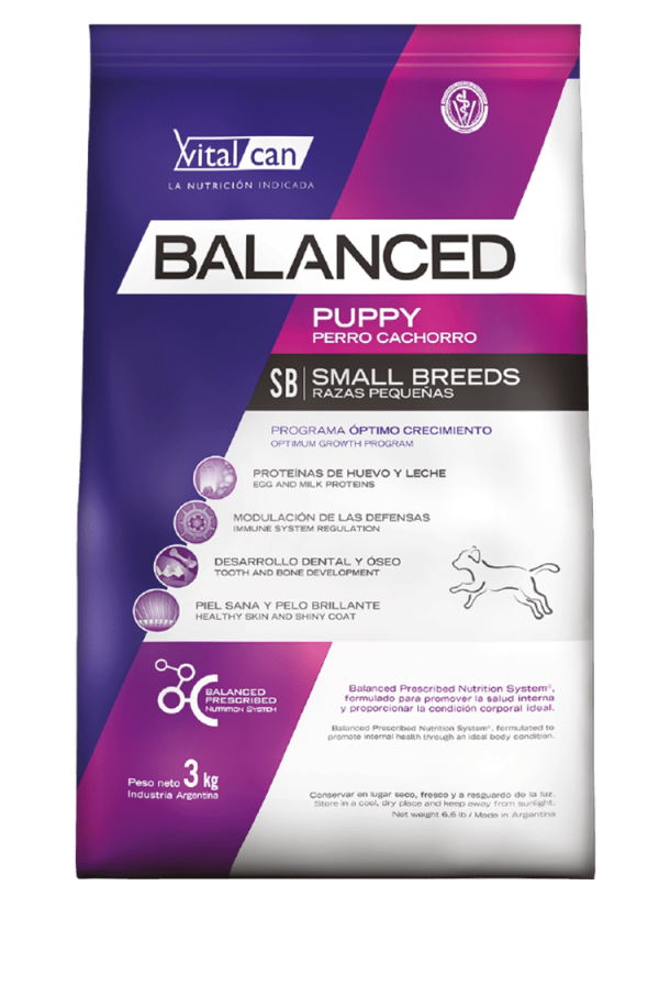 Balanced cachorro raza pequeña 1kg