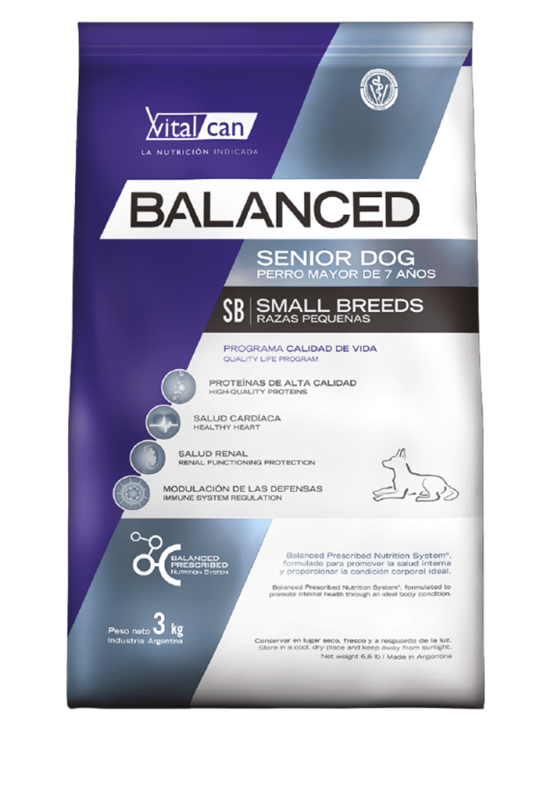Balanced senior raza pequeña 3kg