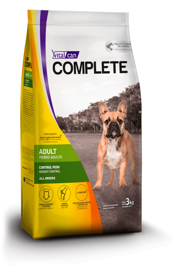 Complete perro control de peso 20kg