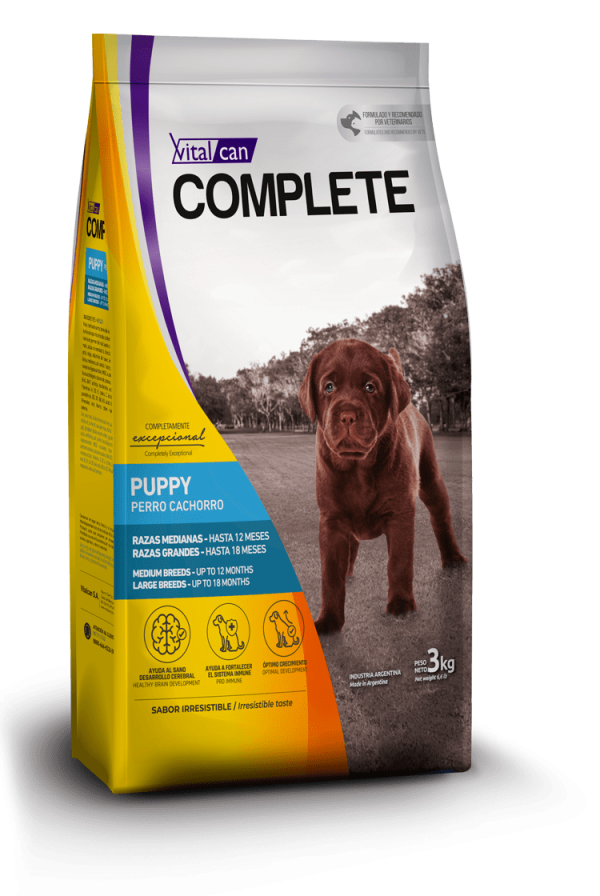 Complete cachorro raza mediana y grande 20kg