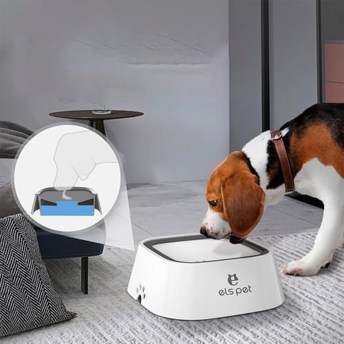 Bebedero Perros Y Gatos Antiderrame 1.5Lts.