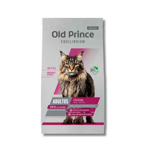Old Prince Equilibrium sterilizado gato adulto 3kg
