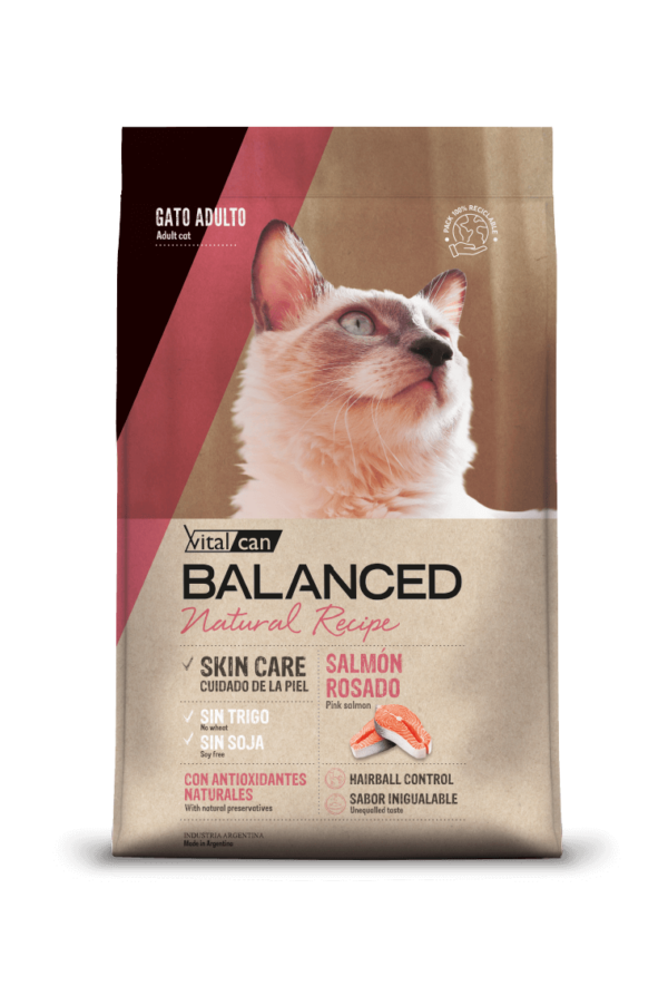 Balanced Natural Recipe gato adulto salmón 15kg