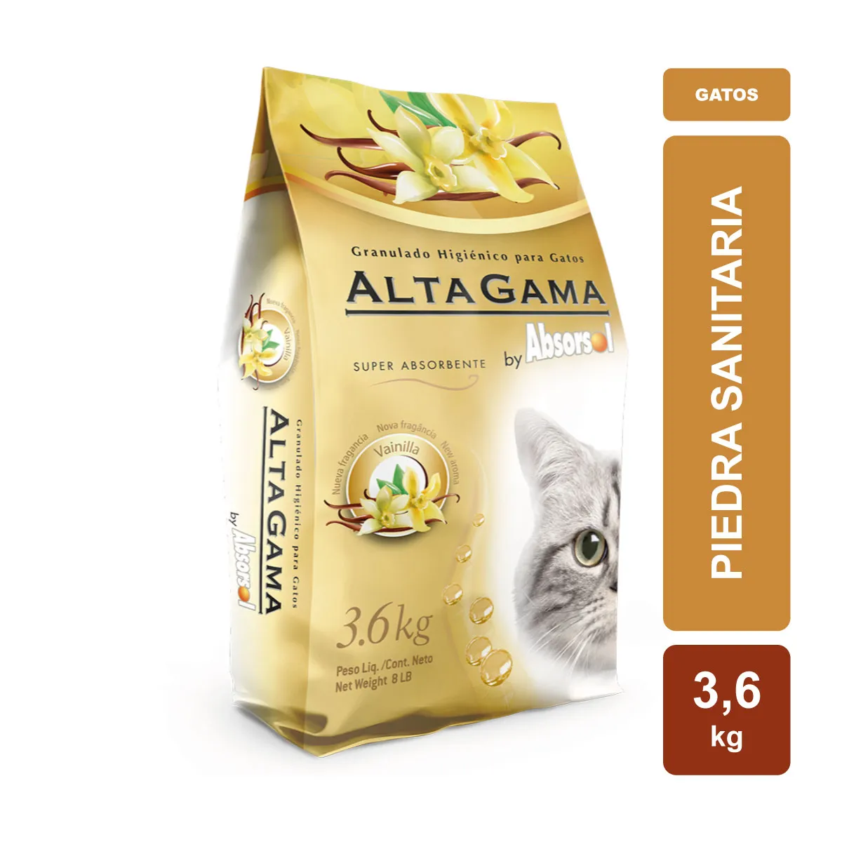 Piedras Sanitarias Alta Gama vainilla 3,6 kg