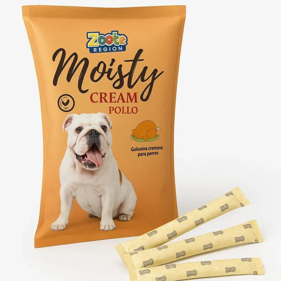 Moisty Cream Pollo Perro X 5 Unid