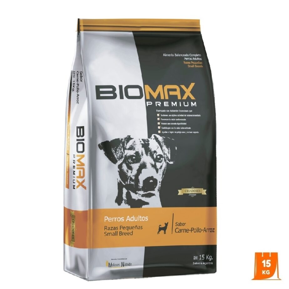 Biomax perro Adulto Mordida Pequeña 15kg
