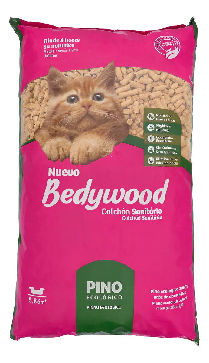 Pellets sanitarios 15kg Bedywood