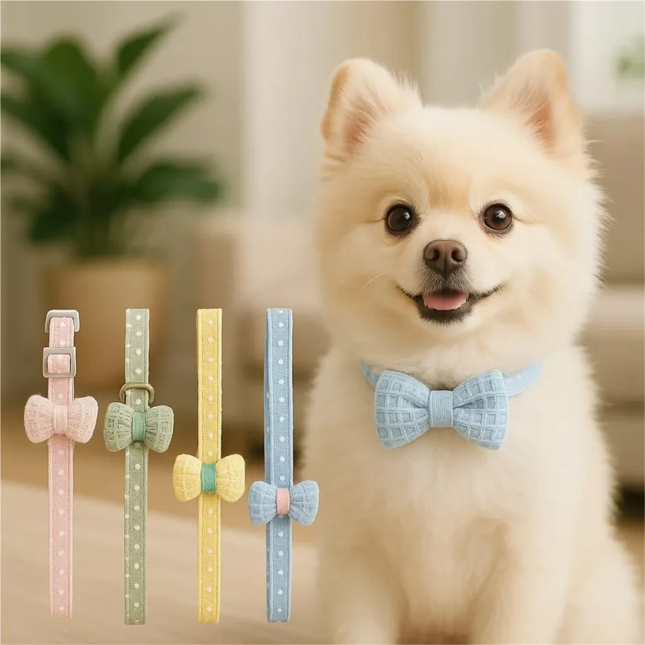 Collar moño para gato