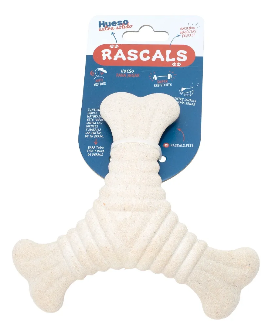 Juguete Hueso L Solido Blanco rascals solido