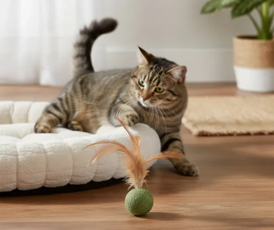 bola y gato